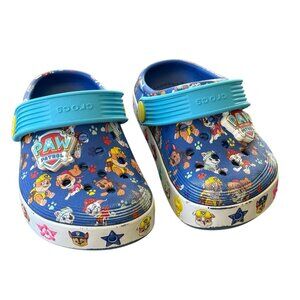 Paw Patrol Crocs Child Size 7 Blue